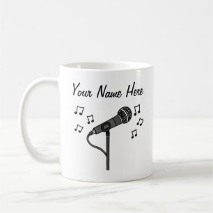 Chanteur Custom Mug Chanter Enseignant Musicien Ca
