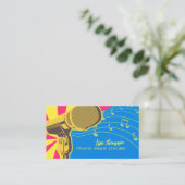 Chanteur privé Carte de visite de professeur de mu (Debout devant)