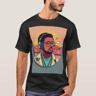 Chanteur Voice of love Print T-shirt Design pour h