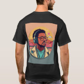 Chanteur Voice of love Print T-shirt Design pour h (Dos)