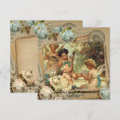 Chanteurs Célestes - Carte d'Invitation / de Vœux (Devant / Derrière)