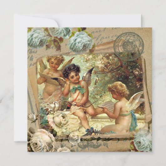 Chanteurs Célestes - Carte d'Invitation / de Vœux (Devant)