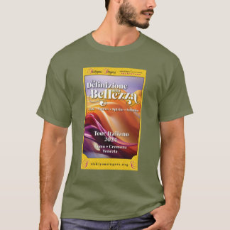 Chanteurs Siskiyou 2024 Italie Tour T-Shirt