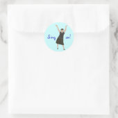 Chanteuse, Chanter, autocollants karaoké (Sac)