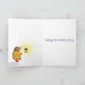 Chanteuse de carol en bois carte traditionnelle de (Intérieur)