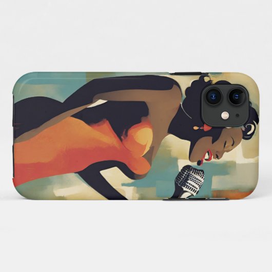 Chanteuse de discothèque coque ipad/iPhone (Dos (Horizontal))