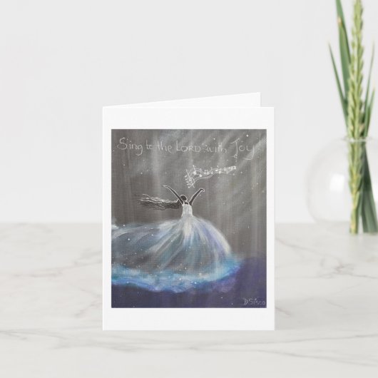 Chantez Au Seigneur Avec Joy Note Card (Devant)