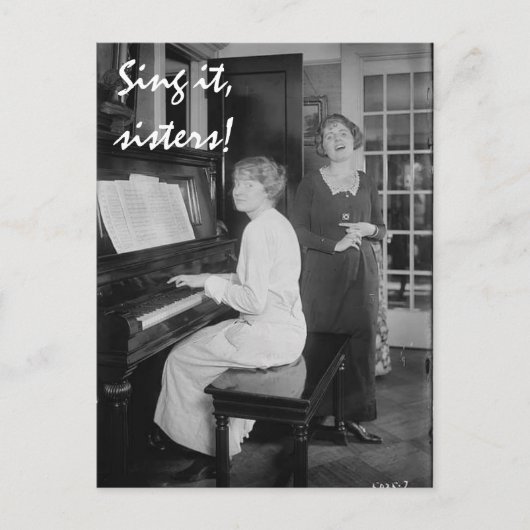 Chantez, Carte Postale Soeurs (Devant)