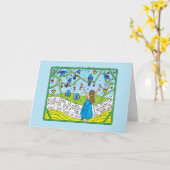 Chantez Comme Les Oiseaux Carte Sing_Greeting (Fleur jaune)