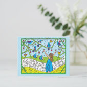 Chantez Comme Les Oiseaux Chanter_ Carte Postale (Debout devant)