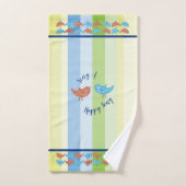 Chantez une chanson joyeuse serviette colorée ense (Serviette à main)