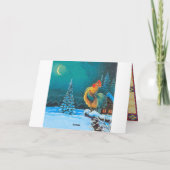 chanticleer, prettige feestdagen (plural:) kaart (Achterkant)