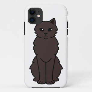 Chantilly-Tiffany Cat Cartoon iPhone 11 Hoesje