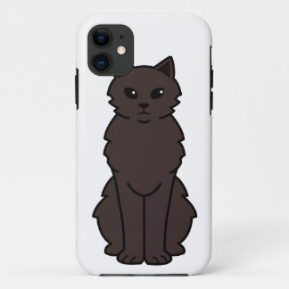 Chantilly-Tiffany Cat Cartoon iPhone 11 Hoesje