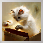Chantilly-Tiffany Cat Poster (Voorkant)