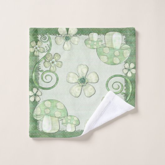 Chantily Whimsical Mixed Media Bad Handdoek (Wasdoekje)