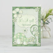 Chantily Whimsical Mixed Media Kaart (Staand voorkant)