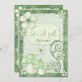 Chantily Whimsical Mixed Media Kaart (Voorkant / Achterkant)