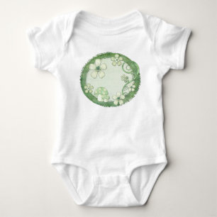 Chantily Whimsical Mixed Media Romper