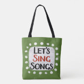 Chantons Sac fourre-tout de chansons (Dos)