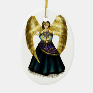 Chanukah Angel Keramisch Ornament