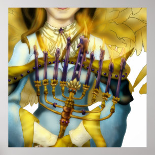 Chanukah Angel Poster