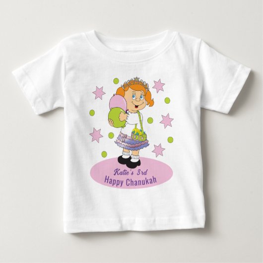 Chanukah Baby Fine Jersey Dress Up T-Shirt (Voorkant)
