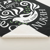 Chanukah Blackboard Sherpa Blanket/Medium Deken (3/4)