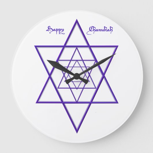 Chanukah Blue Stars van David Grote Klok (Voorkant)