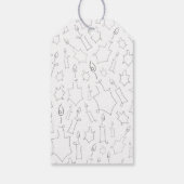 Chanukah Cadeaulabel (Achterkant)