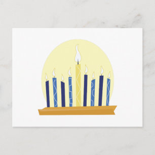 Chanukah Candles Briefkaart