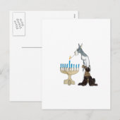 chanukah (Chanoeka) kaart (Voorkant / Achterkant)