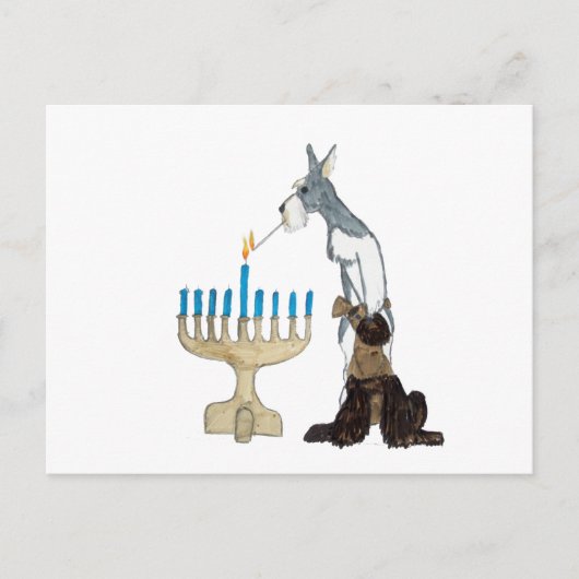 chanukah (Chanoeka) kaart (Voorkant)