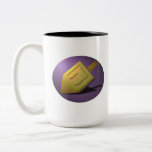 Chanukah Dreidel Mug<br><div class="desc">Golden Dreidel sur Mug</div>