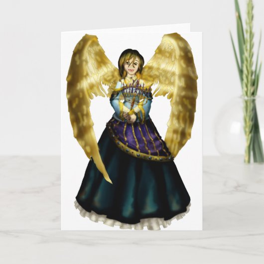 Chanukah Feestdagen Kaart (Voorkant)