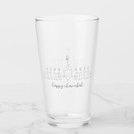 Chanukah Glas (Voorkant)
