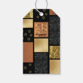 Chanukah Golden Montage Cadeaulabel (Voorkant)