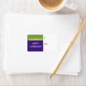 Chanukah Menorah Étiquette cadeau (En situation)