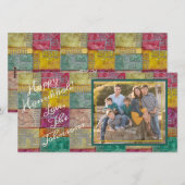 Chanukah Menorahs Feestdagenkaart (Voorkant / Achterkant)