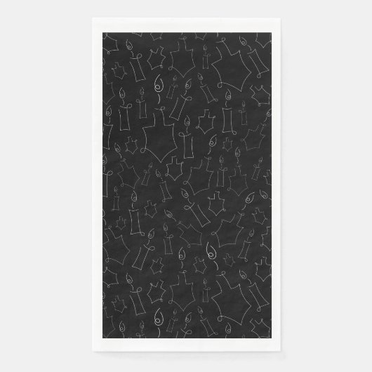 Chanukah Paper Guest Towels Servet (Voorkant)