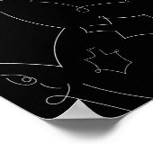 Chanukah-Poster Poster (Hoek)