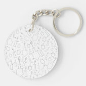Chanukah Sleutelhanger (Achterkant)