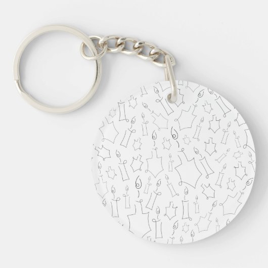 Chanukah Sleutelhanger (Voorkant)
