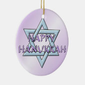 Chanukah Star van David Keramisch Ornament (Rechts)