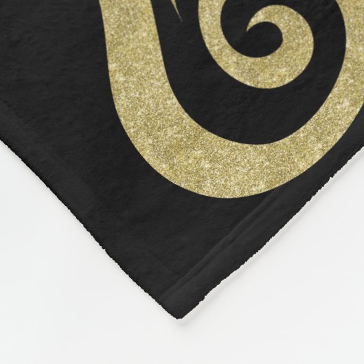 Chanukah Stencil Fleece Blanket (Hoek)