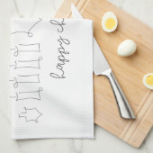 Chanukah Theedoek (Quarter Fold)