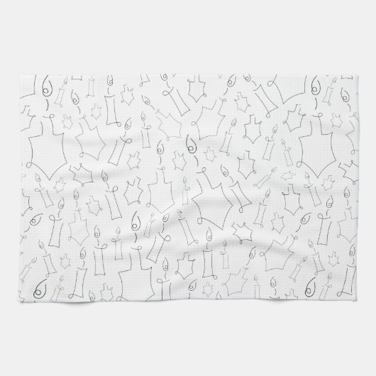 Chanukah Theedoek (Horizontaal)