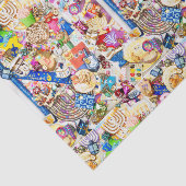 Chanukah Tissue Paper Tissuepapier (Detail)