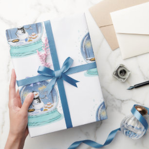 Chanukka Sneeuwbol Cadeaupapier
