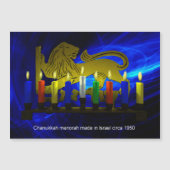 Chanukkah Brass Lion Menorah (Voorkant)